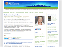 Tablet Screenshot of executivepowerbrand.com